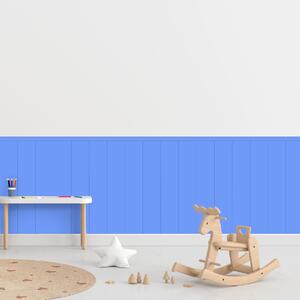 PIPPER. Textil öntapadó tapéta - Egy téglalap - Kék szín Méret: 80cm, Szín: Sötét