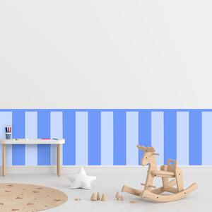 PIPPER. Textil öntapadó tapéta - Egy téglalap - Kék szín Méret: 60cm, Szín: Kombináció