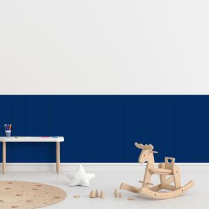 PIPPER. Textil öntapadó tapéta - Egy téglalap - Sötétkék színű Méret: 80cm, Szín: Sötét