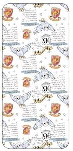 Harry Potter Letter gumis lepedő 90x200 cm