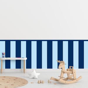 PIPPER. Textil öntapadó tapéta - Egy téglalap - Sötétkék színű Méret: 80cm, Szín: Kombináció