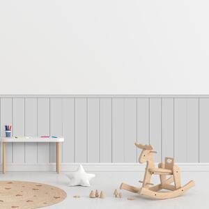 PIPPER. Textil öntapadó tapéta - Egy téglalap - Szürke színű Méret: 80cm, Szín: Sápadt