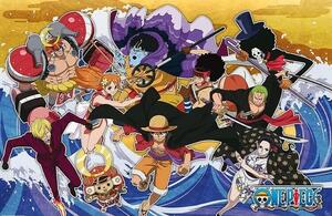 Plakát One Piece - The Crew in Wano Country, (91.5 x 61 cm)