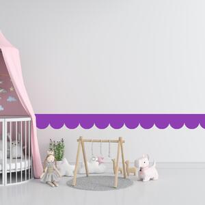 PIPPER. Textil öntapadó tapéta - Mini Ív - Lila színű Szín: Sötét