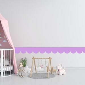 PIPPER. Textil öntapadó tapéta - Mini Ív - Lila színű Szín: Sápadt