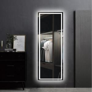 Universe Lighting A09T előszoba tükör LED világítással + óra - 50 x 150 cm