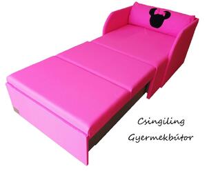 Kárpitos fotelágy - pink - Rori Wextra