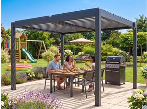 Bioklimatikus pergola LANITPLAST BASIC 4x3 m LG4293