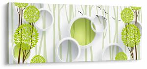 Az absztrakció képe a fákkal (120x50 cm)