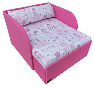Kárpitos fotelágy - pink - Little Princess - Rori Sunshine