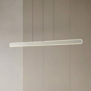 Lucande LED lógó lámpa Arvon, alumínium színű, 117 cm, dimmelhető, CCT, dimmelhető, Alu / szürke / cink, Nappali / Étkező, fém, Modern