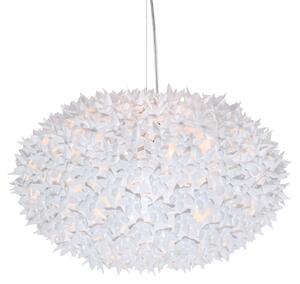 Függőlámpa Kartell, Bloom S1, Fehér, Nappali, Műanyag, Dizájn