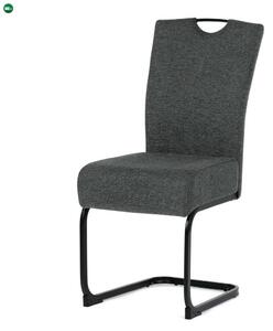 Jídelní židle, šedá, látka, DCL-E2008 GREY2