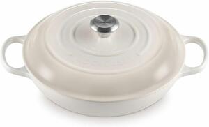 Le Creuset Gourmet Casserole Öntöttvas Sütőedény Ø 30cm 3,5L - Krém