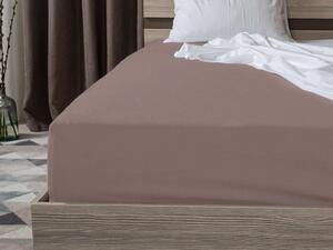 Jersey lepedő barna 90 x 200 cm