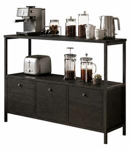 Hanah Home Black Brio konyhaszekrény - fekete