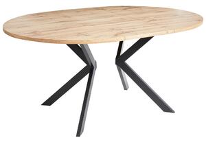 Kihúzható étkezőasztal CARLEA Világosbarna 120/160 cm 120 cm