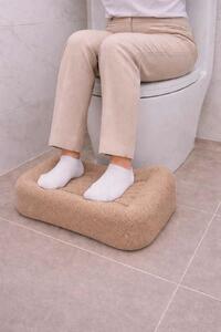 Hanah Home WC zsámoly barna Teddy - barna