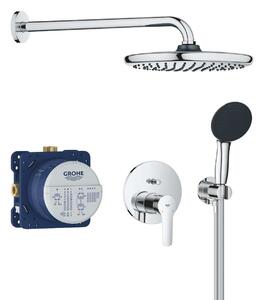 Grohe QuickFix Start - Zuhanyszett rejtett, 25 cm átmérőjű, 2 fúvókával, krómozott 25292000