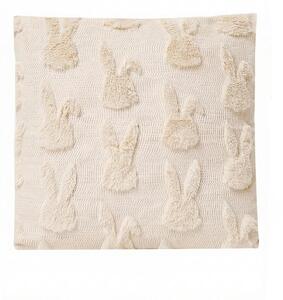 King Home SHP BUNNIES Díszpárna Bézs Nyuszimintás