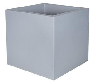 Fenice Cubo Dupla Falú Szögletes Műanyag Növénytartó Világosszürke 85x85x85cm