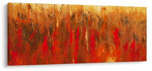 Kép - Festett absztrakció (120x50 cm)