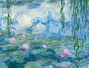 Monet, Claude - Festmény reprodukció Vízililiomok, (40 x 30 cm)