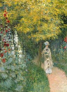 Monet, Claude - Reprodukció Rose Garden, 1876, (30 x 40 cm)
