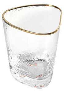 KARE Hommage Kézműves Üvegpohár Arany Szegéllyel 300ml