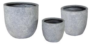 Alberta Classic Kompozit Növénytartó Szürke 25x25-39x38cm S3