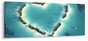 Kép - Szívszigetek (120x50 cm)