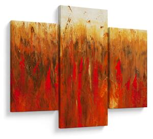 Kép - Festett absztrakció (90x60 cm)