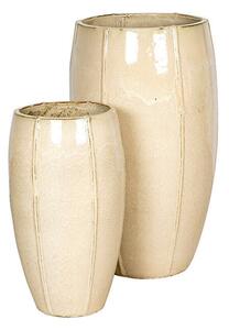 Alden Vase Giant Kerámia Növénytartó Szett Vajszín 44x77-57x100cm S2