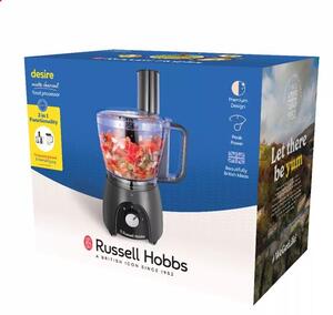 Russel hobbs desire 27111-56/rh matte charcoal konyhai robotgép, többfunkciós, matt antracit 27111-56