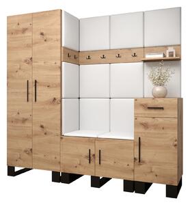 Előszobabútor Amanda 1 (artisan tölgy + fehér)