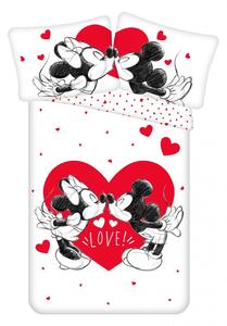 Disney Mickey, Minnie Love ágyneműhuzat 140×200cm, 70×90 cm