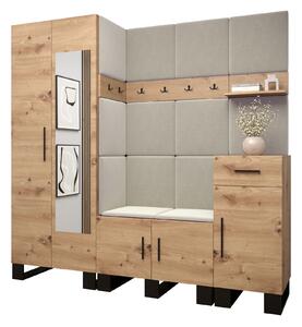 Előszobabútor Amanda 13 (artisan tölgy + bézs)