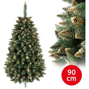 ANMA Karácsonyfa GOLD 90 cm borókafenyő AM0045