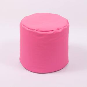 Babzsák puff - pink eco bőr