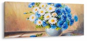 Festett kép egy váza virágról (120x50 cm)
