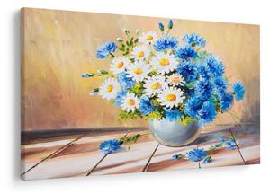 Festett kép egy váza virágról (90x60 cm)