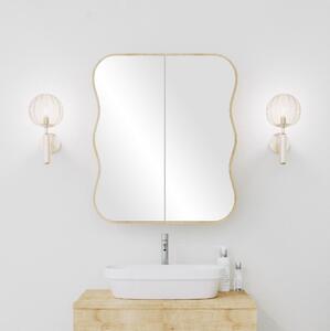 Fürdőszoba szekrény tükörrel Dion (tölgy). 1089689