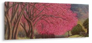 Virágzó fák képe (120x50 cm)