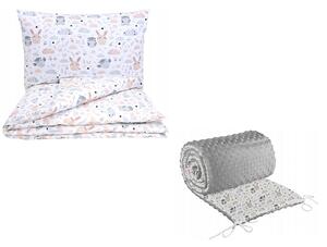 Gyermekágy készlet 3in1 Baglyok