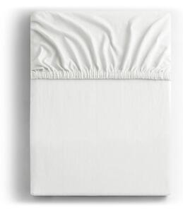 Amber Collection fehér elasztikus lepedő, 180-200 x 200 cm - DecoKing