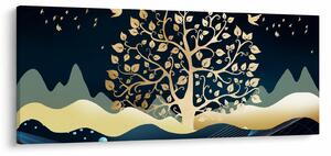 Egy aranyfa képe (120x50 cm)
