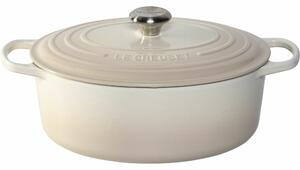 Le Creuset Signature ovális öntöttvas sütő-főzőedény, 31cm, 6,3 l, habcsók