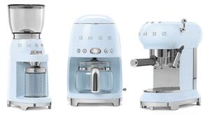 50-es évekbeli, Retro stílusú Espresso / Cappucino karos kávéfőző, 15 bar, 2 adag, pasztellkék - SMEG