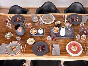 Szögletes tányér, Manufacture Rock kollekció - Villeroy & Boch