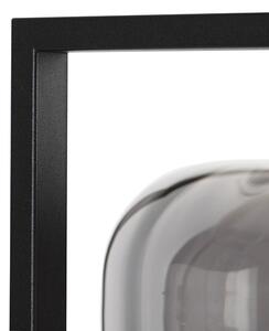 Design állólámpa fekete füstüveggel - Qara